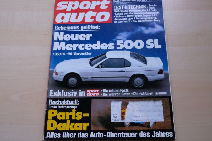 Deckblatt Sport Auto (02/1987)